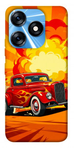 Чохол Retro comics car для TECNO Spark 10