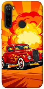 Чехол Retro comics car для Xiaomi Redmi Note 8 2021