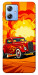 Чехол Retro comics car для Motorola Moto G84