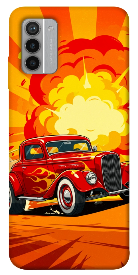 Чохол Retro comics car для Nokia G42