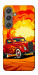 Чехол Retro comics car для Galaxy S24
