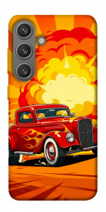 Чохол Retro comics car для Galaxy S24+