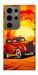 Чехол Retro comics car для Galaxy S24 Ultra