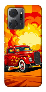 Чохол Retro comics car для Huawei Honor X7a