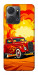Чохол Retro comics car для Huawei Honor X7a