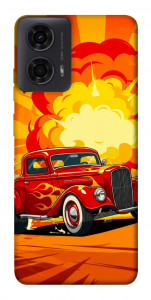 Чехол Retro comics car для Motorola Moto G24