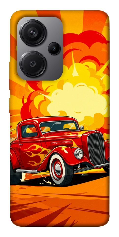 Чехол Retro comics car для Xiaomi Redmi Note 13 Pro+