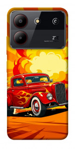 Чохол Retro comics car для ZTE Blade A54 4G