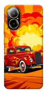 Чохол Retro comics car для Realme C67 4G