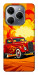 Чохол Retro comics car для TECNO Spark 20 Pro