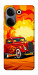 Чохол Retro comics car для TECNO Camon 20 Pro (CK7n)