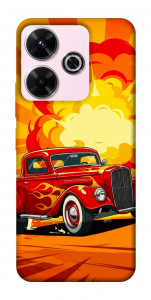 Чехол Retro comics car для Xiaomi Poco M6 4G