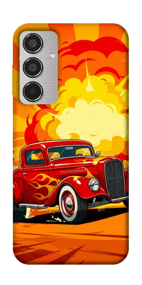 Чохол Retro comics car для Galaxy M35 5G