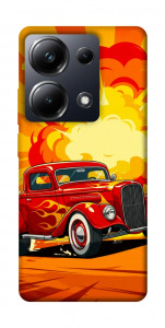 Чехол Retro comics car для Xiaomi Poco M6 Pro 4G