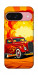 Чехол Retro comics car для Google Pixel 9