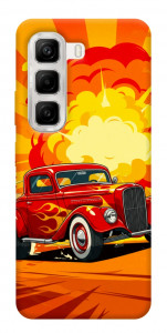 Чохол Retro comics car для Infinix Hot 50 4G