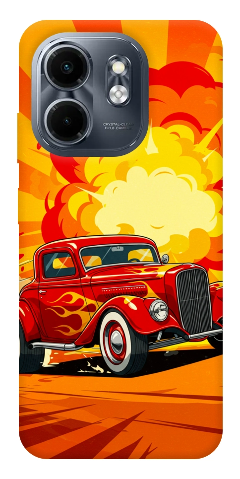 Чохол Retro comics car для Infinix Smart 9 4G