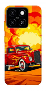Чохол Retro comics car для ZTE Blade A55 4G