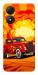 Чохол Retro comics car для ZTE Blade A34 4G