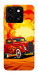 Чохол Retro comics car для ZTE Blade A35 4G