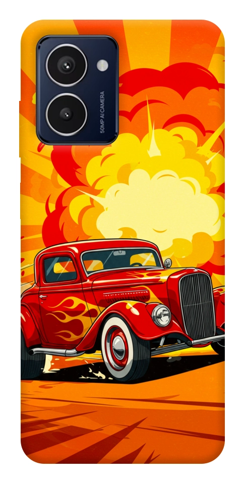 Чохол Retro comics car для HMD Pulse Pro