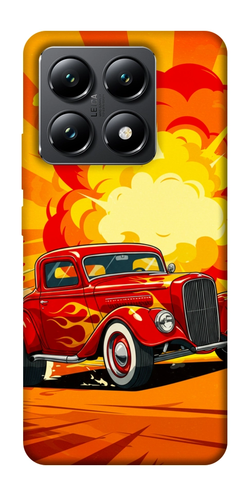 Чохол Retro comics car для Xiaomi 14T