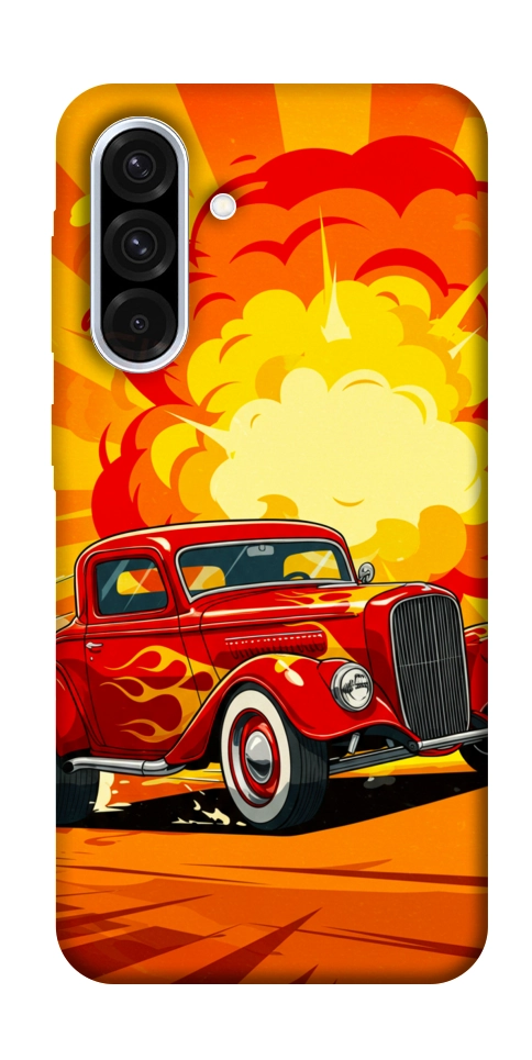 Чохол Retro comics car для Galaxy A36 5G