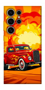 Чохол Retro comics car для Galaxy S25 Ultra