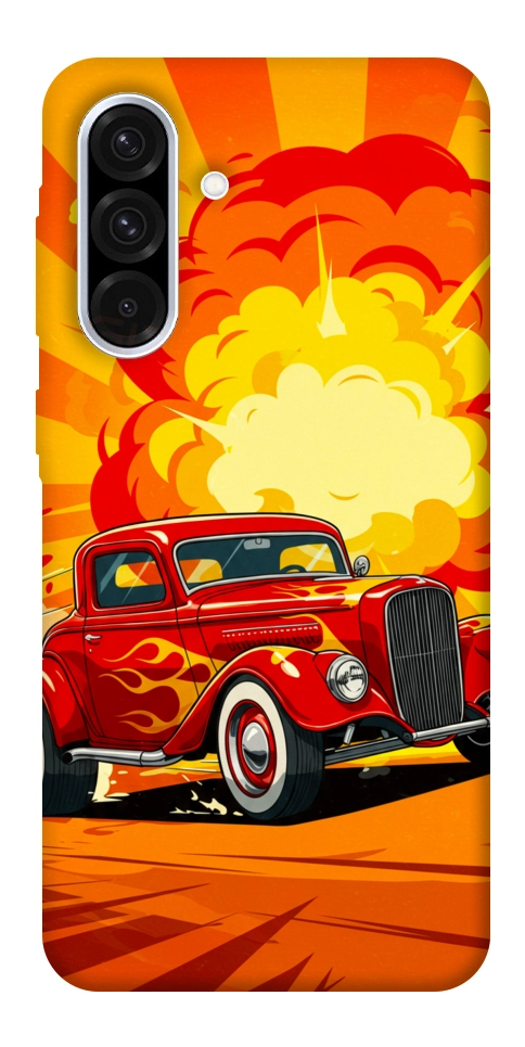 Чехол Retro comics car для Galaxy A56 5G