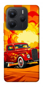 Чехол Retro comics car для Xiaomi Redmi Note 14 5G