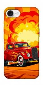 Чохол Retro comics car для iPhone 16e