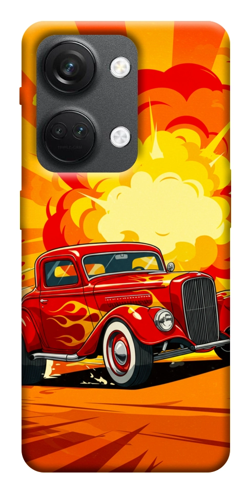 Чохол Retro comics car для OnePlus Nord 3