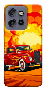 Чехол Retro comics car для Motorola Edge 50 Neo