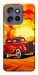 Чохол Retro comics car для Motorola Edge 50 Neo