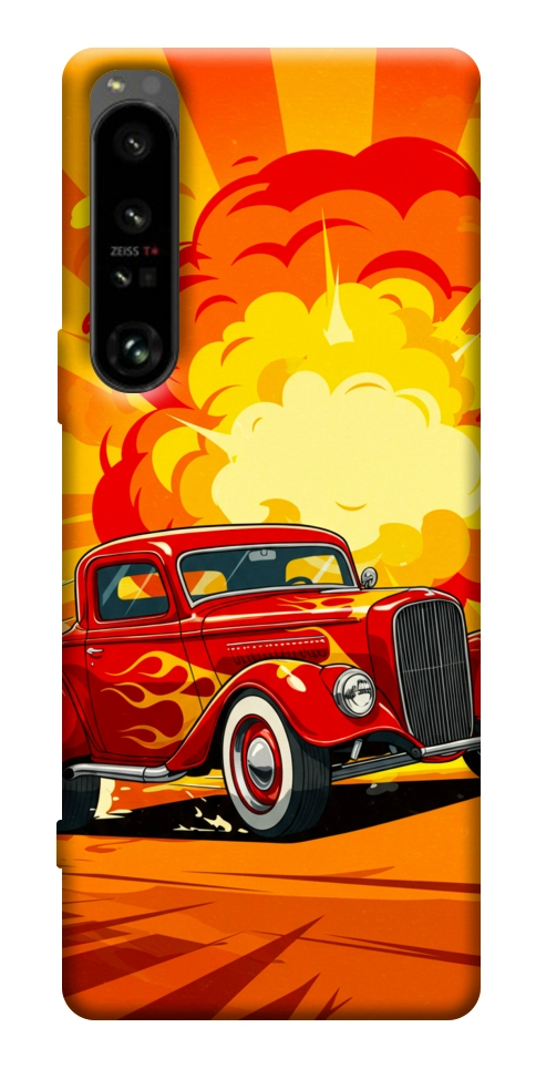 Чохол Retro comics car для Sony Xperia 1 IV
