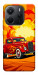 Чехол Retro comics car для Xiaomi Redmi Note 14 4G (Europe version)
