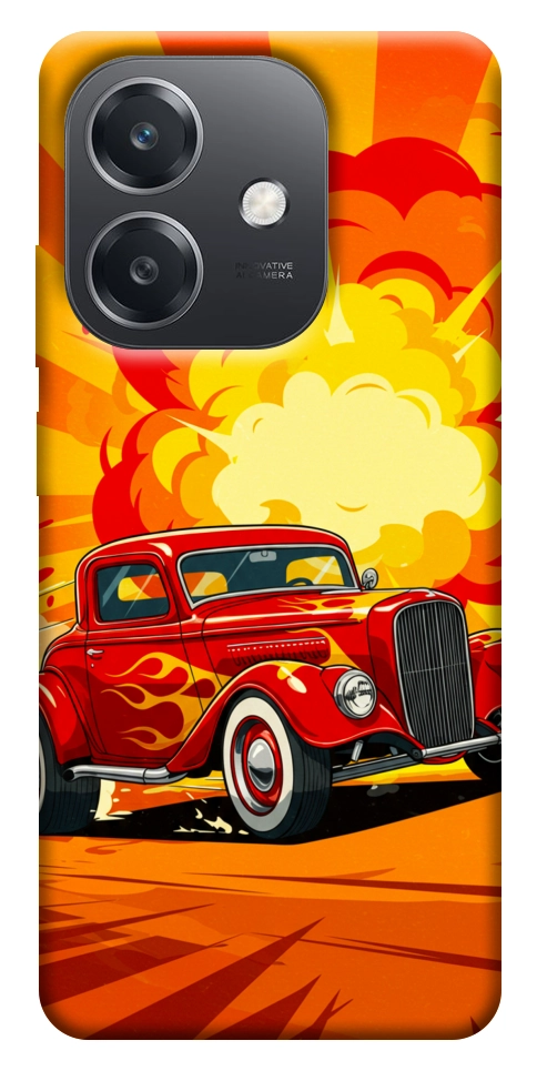 Чехол Retro comics car для Oppo A40m