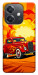 Чехол Retro comics car для Oppo A40m