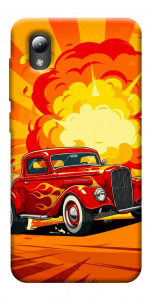 Чехол Retro comics car для ZTE Blade A3 (2019)