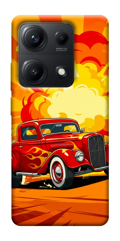 Чохол Retro comics car для Xiaomi Redmi Note 14S