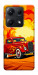 Чохол Retro comics car для Xiaomi Redmi Note 14S