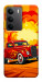 Чехол Retro comics car для Realme C75