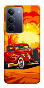 Чехол Retro comics car для Realme C75x