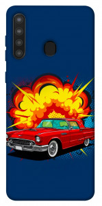 Чехол Retro explosion для Galaxy A21