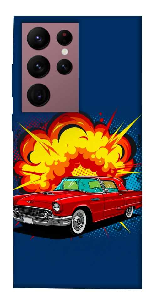 Чехол Retro explosion для Galaxy S22 Ultra