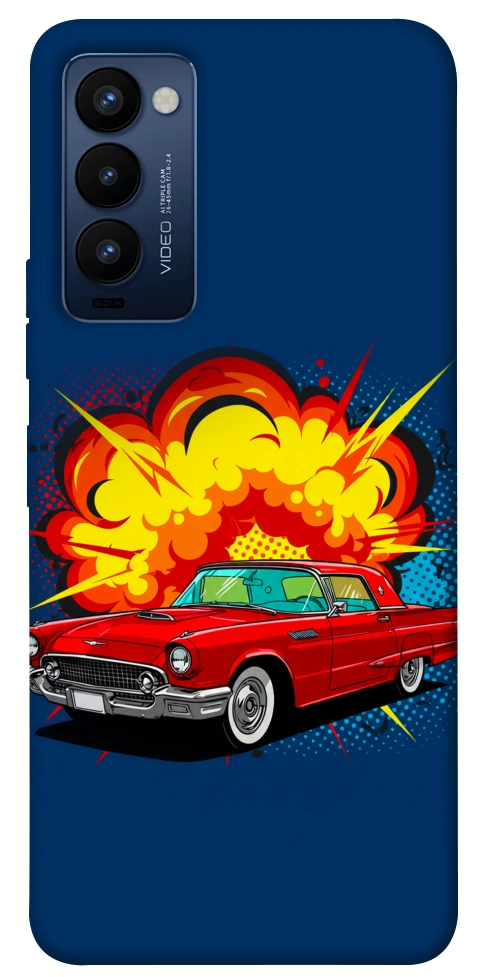 Чехол Retro explosion для TECNO Camon 18