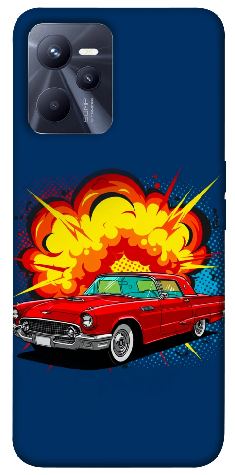 Чехол Retro explosion для Realme C35