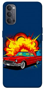 Чехол Retro explosion для Oppo Reno 4
