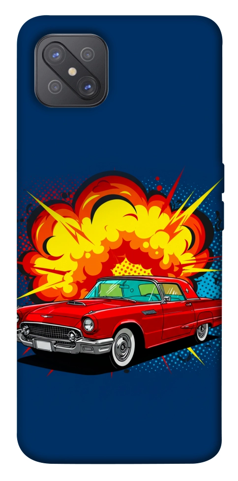 Чехол Retro explosion для Oppo A92s