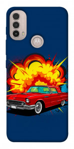 Чехол Retro explosion для Motorola Moto E40